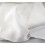 <p>Grainy, matt surface with a nice drape. About 50 grams per square meter. Natural white scarves are hand-bordered with silk thread.</p>